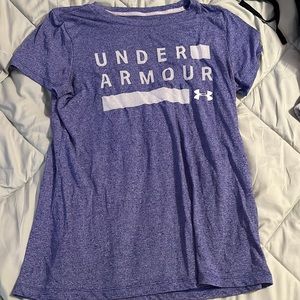 Blue Under Armor dry fit shirt